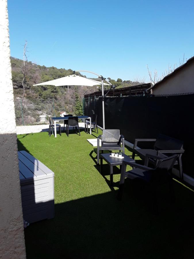 F1 Avec Un Espace Jardin Daire Gattières Dış mekan fotoğraf